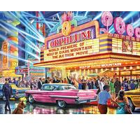 Buffalo Games - Night and Day - Steve Crisp - 1960's Cinema - 1000 Piece Jigsaw Puzzle for Adults - Challenging Puzzle Perfect for Game Nights - Finished Size is 26.75 x 19.75
