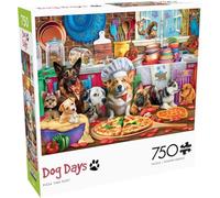 Buffalo Games - Pizza Time Pups - 750 Piece Jigsaw Puzzle