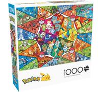 Buffalo Games - Pokemon - Stained Glass Starters - 1000 Piece Jigsaw Puzzle