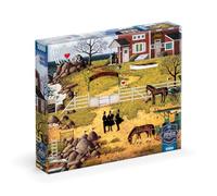 Buffalo Games - Sapphire Select - Charles Wysocki - Formulating The Plan - 1000 Piece Jigsaw Puzzle - Challenging & Fun - Blue Backed Puzzle Board - Giftable Display Box - Full Size Poster Included