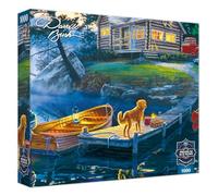 Buffalo Games - Sapphire Select - Darrell Bush - Silent Shores - 1000 Piece Jigsaw Puzzle - Challenging & Fun - Blue Core Puzzle Board - Giftable Display Box - Full Size Poster Included