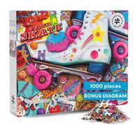 Buffalo Games - Silver Select - Aimee Stewart - Skate Night - 1000 Piece Jigsaw Puzzle for Adults -Challenging Puzzle Perfect for Game Nights - Finished Size is 26.75 x 19.75
