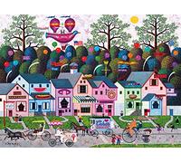 Buffalo Games - Silver Select - Charles Wysocki - Confection Street - 1000 Piece Jigsaw Puzzle for Adults - Challenging Puzzle Perfect for Game Nights - Finished Size is 26.75 x 19.75