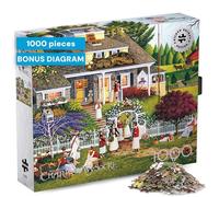Buffalo Games - Silver Select - Charles Wysocki - Love - 1000 Piece Jigsaw Puzzle for Adults Challenging Puzzle Perfect for Game Nights - Finished Size 26.75 x 19.75