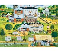 Buffalo Games - Silver Select - Charles Wysocki - Sunny Side Up - 1000 Piece Jigsaw Puzzle for Adults - Challenging Puzzle Perfect for Game Nights - Finished Size is 26.75 x 19.75