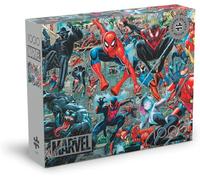 Buffalo Games - Silver Select - Marvel - Spider-Verse - 1000 Piece Jigsaw Puzzle for Adults Challenging Puzzle Perfect for Game Nights - Finished Size 26.75 x 19.75