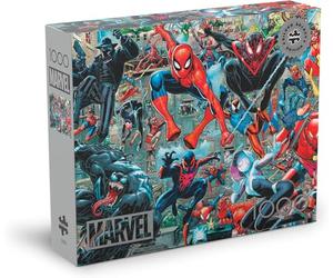 Buffalo Games - Silver Select - Marvel - Spider-Verse - 1000 Piece Jigsaw Puzzle for Adults Challenging Puzzle Perfect for Game Nights - Finished Size 26.75 x 19.75