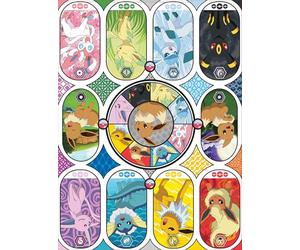 Buffalo Games - Silver Select - Pokémon - Windows of Eevee - 1000 Piece Jigsaw Puzzle for Adults Challenging Puzzle Perfect for Game Nights - Finished Puzzle Size is 26.75 x 19.75