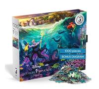 Buffalo Games - Silver Select - Thomas Kinkade - Disney Ursula - 1000 Piece Jigsaw Puzzle for Adults -Challenging Puzzle Perfect for Game Nights - Finished Size is 26.75 x 19.75