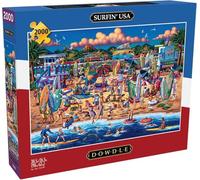 Buffalo Games - Surfin' USA - 2000 Piece Jigsaw Puzzle