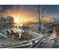 Buffalo Games - Terry Redlin - The Pleasures of Winter - 1000 Piece Jigsaw Puzzle, 168 months to 1200 months
