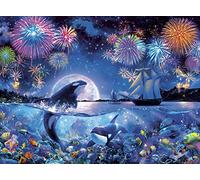Buffalo Games - The Dramatic Night - 1000 Piece Jigsaw Puzzle, Multicolor, 26.75" L X 19.75" W
