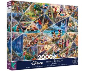 Buffalo Games - Thomas Kinkade Disney Collage Jigsaw Puzzle, 2000 Piece Puzzle