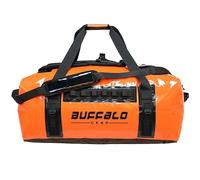 Buffalo Gear Waterproof Duffle Bag 120L Large Dry Bag to Keep Your Gear Dry for Travel Hunting Camping Boating Motorcycling, 120L-Orange, 120L