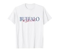 Buffalo Girl Classy Minimalist Aesthetic Proud BUF Girls T-Shirt