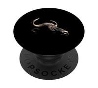 Buffalo Head Wild Animal Ranch America Art PopSockets Adhesive PopGrip