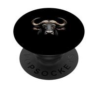 Buffalo Head Wild Animal Ranch America Art PopSockets Adhesive PopGrip