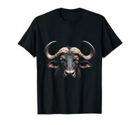 Buffalo Head Wild Animal Ranch America Art T-Shirt