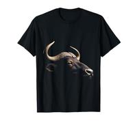 Buffalo Head Wild Animal Ranch America Art T-Shirt