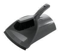 Buffalo Heavy Duty Scoop Plastic Dustpan & Brush Set
