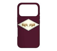 Buffalo Honeycomb Tan & Brown Case for iPhone 17 Pro