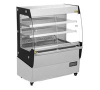 Buffalo HW922 Freestanding Heated Multideck Display 200Ltr, Black