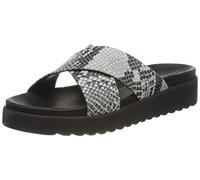 Buffalo Javia, Women’s Flat Sandal, BLACK / WHITE, 3.5 UK (36 EU)