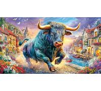 buffalo Jigsaw Puzzles 1000Pc Educational Game Challenge Recycled Paper Impossible Hard Difficult for Adults and Kids Age 12 Years + 70x50/1000pcs