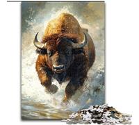 Buffalo JigsawPuzzle 1000 Pieces for Teenagers, Challenging Game Gifts for Is Ideal As A Gift for The Whole Family (50x75cm)