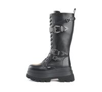 Buffalo - Jupiter West Lace Up High Vegan Nappa Black - Girl Shoes EU 39