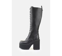 Buffalo - Killah Lace Up Hi Vegan Nappa Black - Girl Shoes - black - EU 38 - Synthetic/Synthetic/Rubber EU 38
