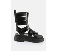 Buffalo - Lennox Zeus Vegan Black - Girl Sandals - black - EU 38 - Synthetic/Textile/Rubber,Fake Leather EU 38