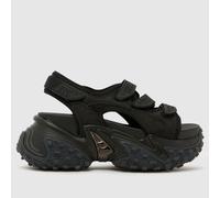 Buffalo London London Cerbo Track Sandals in Black UK 6 (EU 39)
