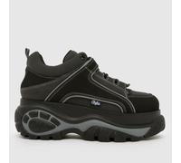 Buffalo London London Classic Low Trainers in Black & Grey UK 7 (EU 41)