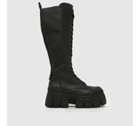 Buffalo London London Gospher Lace Up Hi Boots in Black UK 3 (EU 36)