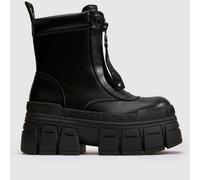Buffalo London London Gospher Zip Boots in Black UK 5 (EU 38)