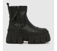 Buffalo London London Gospher Zip Boots in Black UK 5 (EU 38)