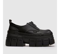 Buffalo London London Gospher Zip Lo Flats in Black UK 3 (EU 36)