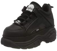 Buffalo London Women's 1339-14 2.0 V Sneaker, Black, 7 UK ( 41 EU)