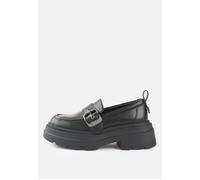 Buffalo - Mars Loafer Buckle Vegan Nappa Black - Girl Shoes EU 41
