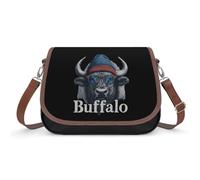 Buffalo Mascot Fashion Women's Purse Handbag Shoulder Bag