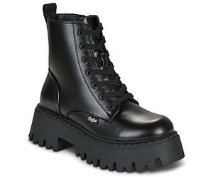 Buffalo Mid Boots ASPEN LACE UP in Black 7