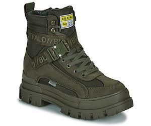 Buffalo Mid Boots ASPHA COM1 in Kaki 5