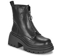Buffalo Mid Boots BFL // BRAVR ZIP in Black 6