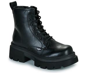 Buffalo Mid Boots MAVE LACE UP in Black 7