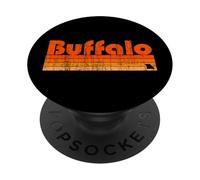 Buffalo, Missouri Retro 80s Style PopSockets Adhesive PopGrip
