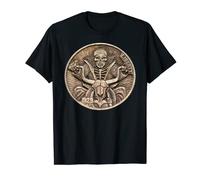 Buffalo Nickel Hobo Coin Biker Skeleton Easy Rider Shirt T-Shirt