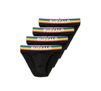 Buffalo Pack of 4 'Pride' Briefs Black
