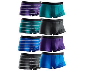 Buffalo Pack of 8 Low Rise Hipsters Petrol