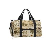 Buffalo Pattern Sports Duffel Bag-Weekender with Shoe Compartment
